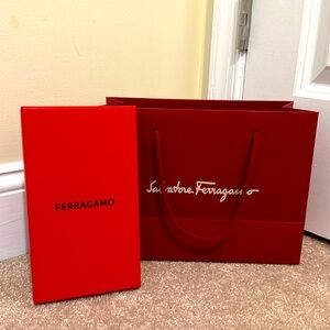 Ferragamo box with bag